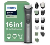 Philips Multigroom 7000 Series All-in-One 16-Piece Trimmer - Shaver and Clipper for Beard, Nose, Hair, and Body, Self-Sharpening Full Metal Blades, 21 Length Settings (0.5-16 mm), Model MG7931/15