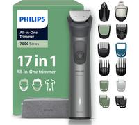 Philips Multigroom 7000 Series All-in-One 17-Piece Trimmer - Shaver and Clipper for Face, Head & Body, Self-Sharpening Full Metal Blades, 26 Length Settings (0.5-20 mm), Model MG7961/15