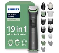 Philips Multigroom 7000 Series All-in-One 19-Piece Trimmer - Shaver and Clipper for Face, Head & Body, Self-Sharpening Full Metal Blades, 26 Length Settings (0.5-20 mm), Model MG7962/30
