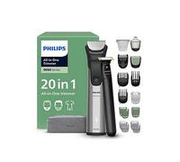 Philips Multigroom 9000 Series All-in-One 20-Piece Trimmer, Shaver & Clipper + OneBlade Grooming Set 27 Length Settings (0.2- 20 mm), MG9557/15, One Colour, Women One Colour