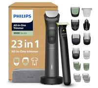 Philips Multigroom 9000 Series All-in-One 23-Piece Trimmer, Shaver & Clipper + OneBlade Trimmer for Men - All-Over Grooming Set for Beard, Nose, Hair & Body, 27 Length Settings (0.2-20 mm), MG9561/30