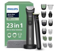 Philips Multigroom 9000 Series All-in-One 23-Piece Trimmer, Shaver & Clipper + OneBlade Trimmer for Men - All-Over Grooming Set for Face, Head & Body, 27 Length Settings (0.2-20 mm), MG9561/30