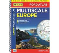 Philip's Multiscale Europe: Spiral A3 (Road Atlas Europe)
