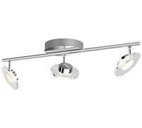 Philips my Living Glissette WarmGlow Dimmable LED Spotlight, Metal, Chrome, 3 x 4.5 W