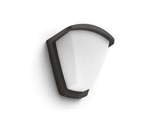 Philips myGarden 1738393pn Outdoor Lighting Wall Light (Anthracite, Wall Light, White, Aluminium, Contemporary, 1 Bulb (S), E27)