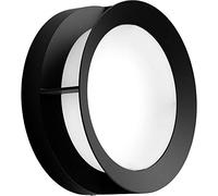 Philips Actea 12W LED Round Outdoor Wall Light Black - Warm White - 915005554301