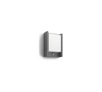 Philips myGarden Arbour LED Outdoor Wall Light with Motion Sensor [Anthracite] 1 x 6 W Integrated LED Light, For Garden and Patio Lighting