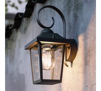 Philips myGarden Buzzard outdoor wall light, black