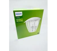 Philips Mygarden Creek Outdoor Wall Light, White (Requires 1 x 60 W E27 Bulb), W