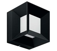 Philips myGarden Parterre Wall Lantern Bulb [Black] Integrated 8 W LED. For Garden and Patio Lighting