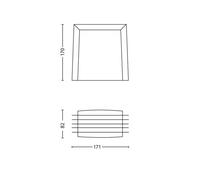 Philips myGarden Shades outdoor wall lamp E27 grey