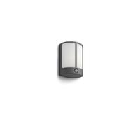 Philips myGarden Stock LED Outdoor Wall Light with Motion Sensor, 1 x 6 W Integrated LED Light, For Garden and Patio Lighting