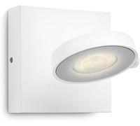 Philips myLiving 5317031P0 Clockwork Warmglow Spot 1 Flame 500 lm Metal 4.5 W Integrated White 11 x 11 x 9 cm, Metal, White, Integriert 4.5W 230V