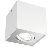 Philips MyLiving LED Spot Fixture Warm Glow Dimmable [4 Spot - White Finish] 4.5 W, 500 Lumen. For Home Indoor Lighting, Livingroom and Bedroom.