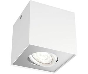 Philips MyLiving LED Spot Fixture Warm Glow Dimmable [4 Spot - White Finish] 4.5 W, 500 Lumen. For Home Indoor Lighting, Livingroom and Bedroom.
