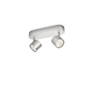 FITTING-DECO Philips myLiving Star Spot Light Aluminium Dimmable LED 2X4.5W