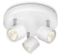 Philips myLiving Star 3 SpotLight Spiral Ceiling Light (Integrated 3 x 3 W LED Bulb) - White
