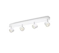 Philips Star Quad 18W LED Spotlights IP44 2000Lm Dimmable 2700K White - 915004146501