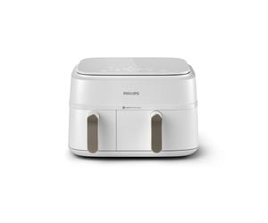 Philips NA353/10 3000 Series Dual Basket Airfryer, 9 L, 2750 W - White