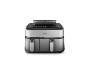 Philips NA555/00 5000 Series Dual Basket Airfryer with Steam, 9 L, 2750 W