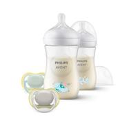 Philips Natural Response - Bottle (deco) and soother giftset for newborns - SCD837/11