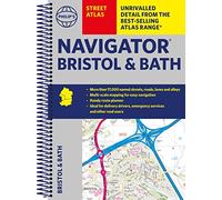 Philip's Navigator Street Atlas Bristol & Bath – Spiral Edition (Philip's Street Atlas)