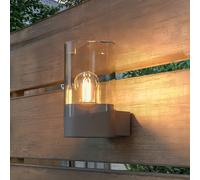 Philips Nayl Outdoor Wall Light, 840 lm, 2700 K, PowerShield, IP44 Weather-Resistant, Durable, Aluminum, Modern Design, UltraEfficient with LED Bulb, Anthracite Gray