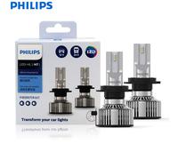 Philips New Ultinon Essential Gen2 LED H7 12/24V 20W 6500K Super White Light Car Headlight LED Auto Lamps 11972UE2X2 (Pack of 2)