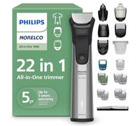 Philips Norelco All-in-One 7000 22-in-1 Trimmer, Face, Hair & Body | Dense & Longer Beards, BeardSense Technology, 28 Length Settings, Full Metal Blades, Hair & Body Care
