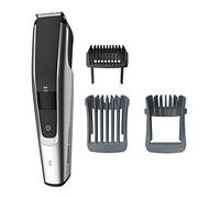 Philips Norelco Beard Trimmer Series 5000, BT5511/49, Electric, Cordless, one Pass Beard and Stubble Trimmer with Washable Feature for Easy Clean, Black and Silver
