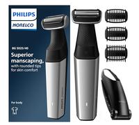 Philips Norelco Bodygroom Series 5000 Showerproof Body Trimmer for Men with Back Attachment, BG5025/40