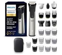 Philips Norelco NEW Multi Groomer. Men's Grooming Kit, Trimmer with 27 length settings for Beard, Head, Face and Body with Travel Case - Stainless Steel Precision. No blade oil needed. MG9522/50