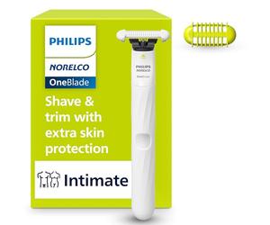 Philips Norelco OneBlade Unisex Intimate Pubic & Personal Body Groomer & Trimmer, QP1924/70
