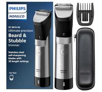 Philips Norelco Series 9000, Ultimate Precision Beard and Hair Trimmer with Beard Sense Technology for an Even Trim, BT9810/40