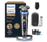 Philips Norelco Shaver i9000 Prestige Ultra, Wet & Dry Electric Shaver, Dark Slate, SenseIQ Pro Technology, Triple Lift & Cut System, 360 Rotating NanoTech Precision Blades, Quick Clean Pod, XP9402/86