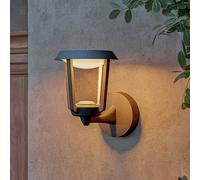 Philips Nuvy Outdoor Wall Light, 800 lm, 2700 K, PowerShield, IP44 Weather-Resistant, Durable, Aluminum, Built-in LED, Anthracite Gray
