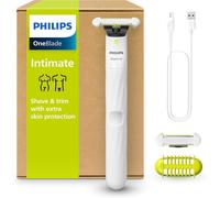 Philips One Blade Pubic Grooming For Men & Women, Trim Shave - QP1924/30, White