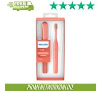 Philips One Battery Electric Toothbrush in Miami Coral Orange - HY1100/01
