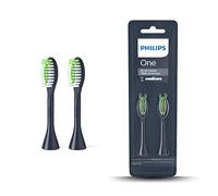 Philips One By Sonicare Toothbrush Head - Total 4 Heads - Black - New