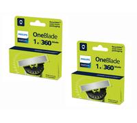 Philips OneBlade 1 x 360 Replacement Blade Single | QP410/50 | Pack of 2