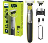 Philips Oneblade 360 For Face with 5in1 Adjustable Comb Trim, Edge, Shave QP2734/23, New