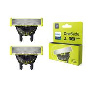 Philips OneBlade 360 Replacement Blade for Face - Dual-Sided Flexible Blade, 2 Pack - QP420/50
