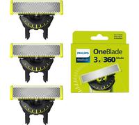 Philips OneBlade 360 Replacement Blades - 3 Pack, Fits All OneBlade & Pro Trimmers (QP430/60)