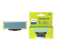 Philips OneBlade Anti-Friction Replacement Blade - For OneBlade Hybrid Shaver & Trimmer, Trim, Edge, Shave, Stainless Steel, 1x Pack (4-Month Supply), Model QP215/50