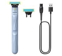 Philips OneBlade First Shave Authentic Teen Hybrid Electric Shaver. Incl. 2X Anti|Friction