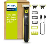 Philips OneBlade Hybrid 360 Blade Technology Face and Body Electric Shaver, 3 x