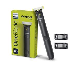 Philips OneBlade Hybrid Trimmer and Shaver with Dual Protection Technology for No Nicks and Cuts as Blade Never Touches Skin (New Model) QP1424/10
