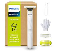 Philips OneBlade Intimate, Designed for Pubic Grooming, Trim & Shave with Extra Skin Protection, Close & Comfortable Results - not Completely Bare, Model QP1924/28