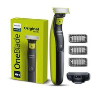 Philips OneBlade New Hybrid Trimmer & Shaver with Unique OneBlade Technology | Trim, Edge & Shave | Most Skin Friendly with Dual Protection System | 3 adjustable comb | Faster and Longer Battery |