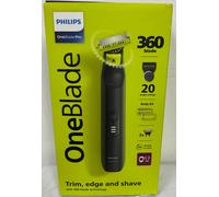 Philips OneBlade Pro 360 Face Body QP6542 Trimmer Trim Edge Shave 20 Lengths BNB